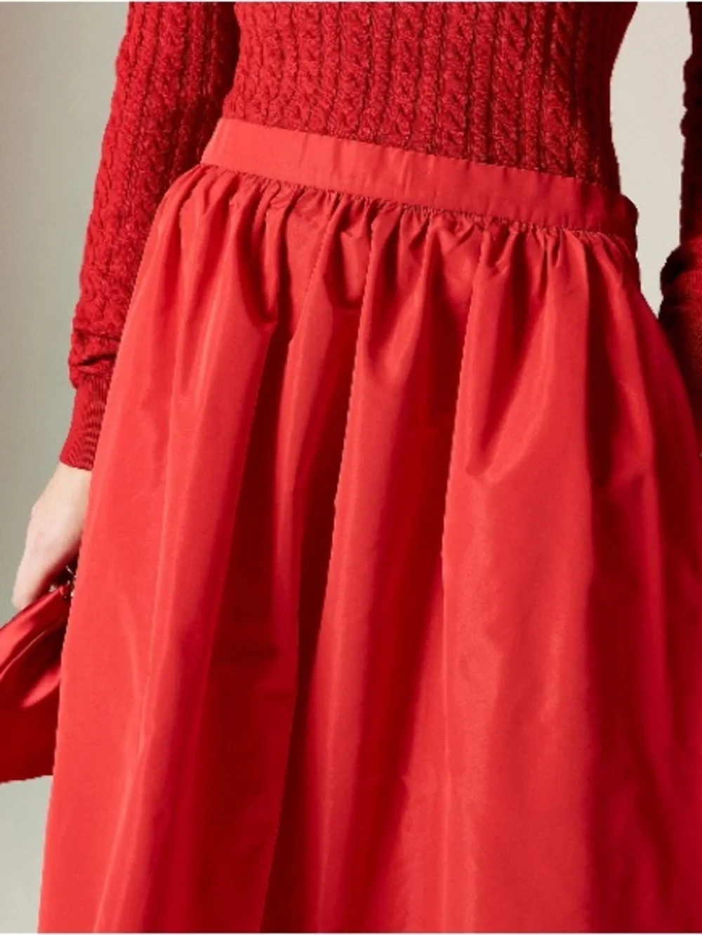 J.Crew Midi ball skirt in taffeta CM773